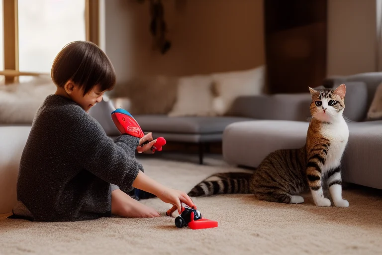 通过逗猫棒游戏消耗精力，是调整猫咪作息、建立信任的好方法