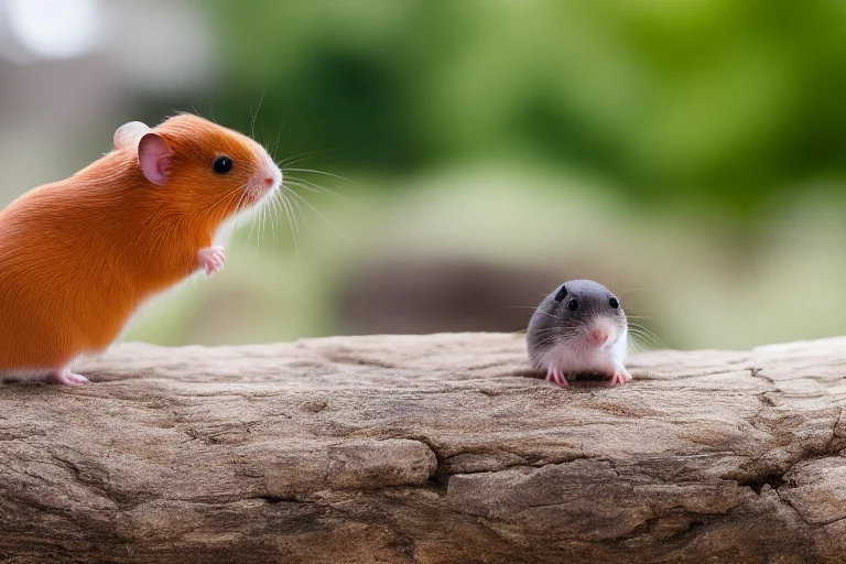 在与仓鼠进行温和互动时，一个布置良好的家园是建立信任的基础