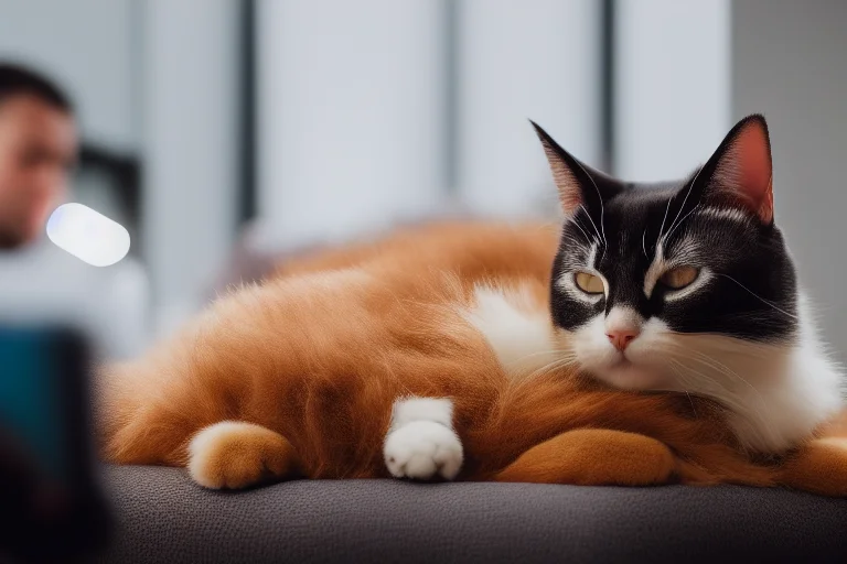 使用手机记录猫咪睡眠时的呼吸频率，是简单有效的家庭监测方法