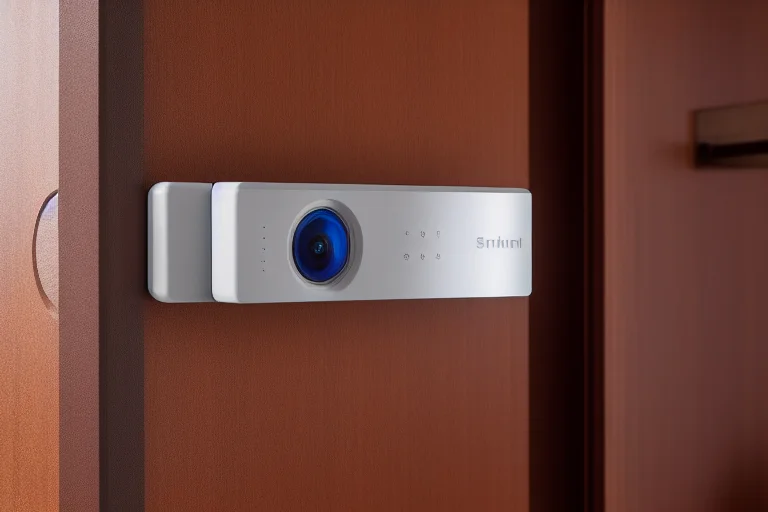 各类智能家居传感器特写：门窗传感器、人体传感器、水浸传感器