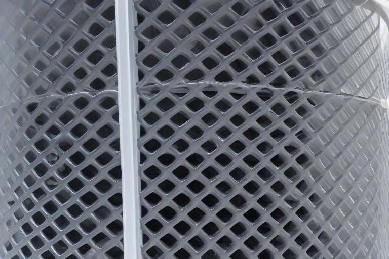 空气净化器HEPA滤网与独立活性炭滤网特写，展示其结构