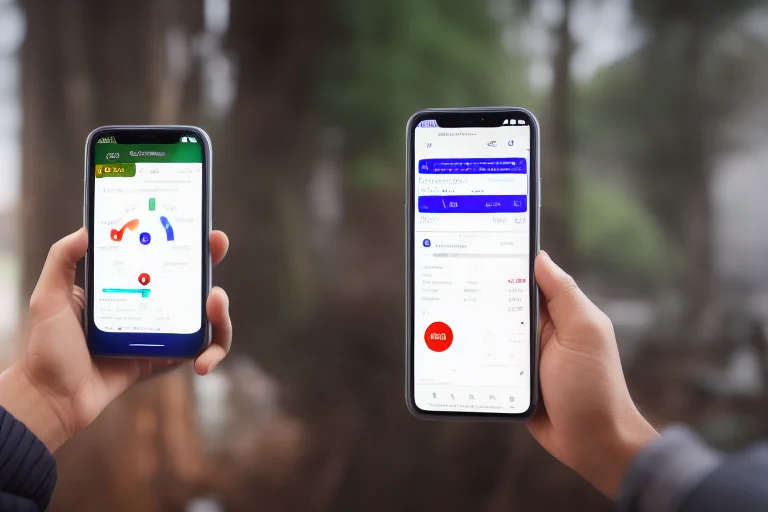 用户使用手机APP查看空气净化器实时监测的PM2.5、VOC等空气质量数据