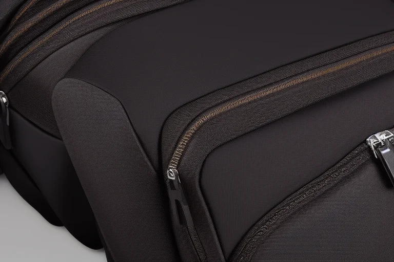 背包背负系统细节展示：透气背板、S型加厚肩带与可调胸带